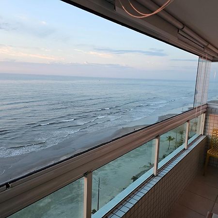 Apartamento Frente Mar Pe Na Areia Praia Grande  Exterior foto